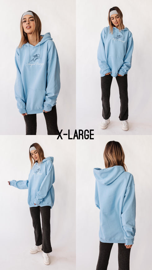 Angel Energy Hoodie// Blue